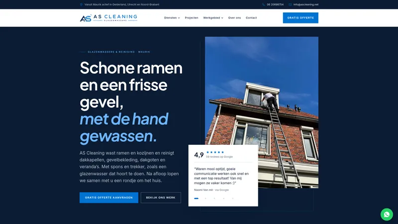 Website van ASCleaning