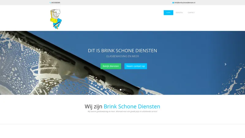 Website van brink schone diensten