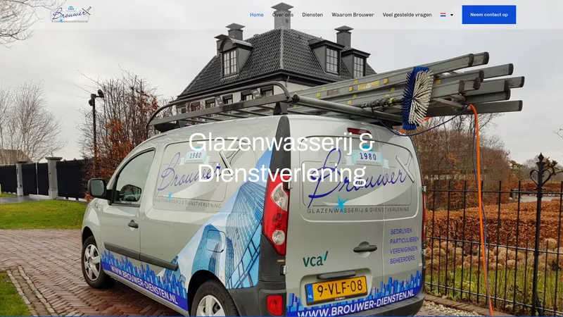 Website van Brouwer-diensten