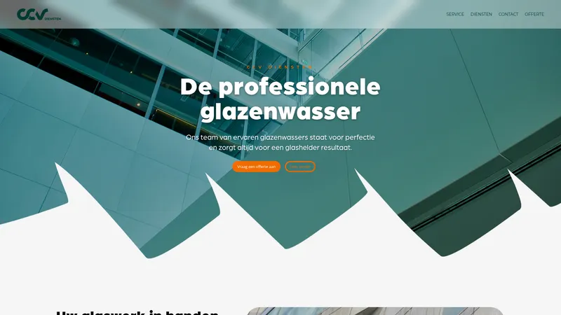 Website van CCV Diensten B.V.