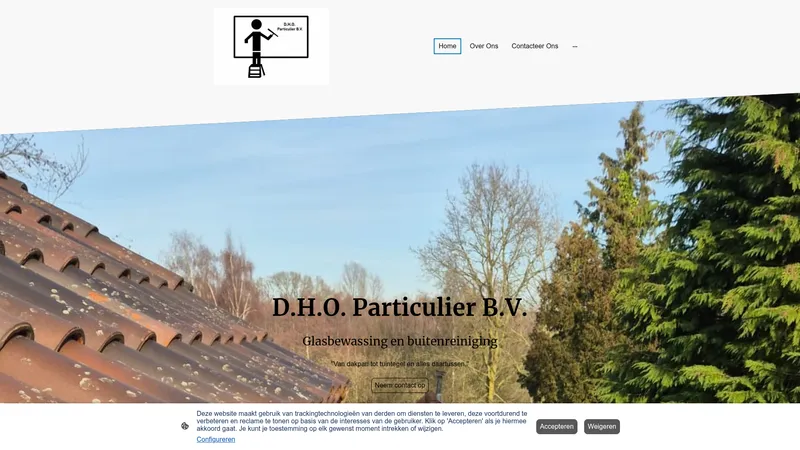 Website van D.H.O. Particulier B.V.