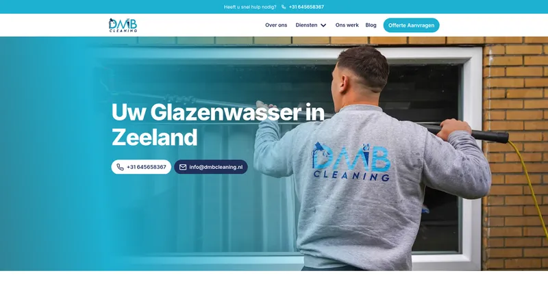 Website van D.M.B. Cleaning