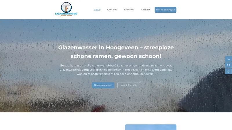 Website van Glazenwassertje
