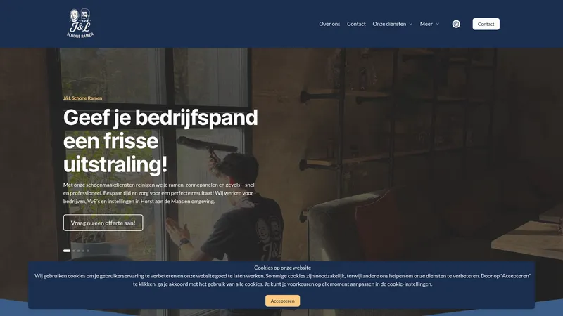 Website van J&L Schone Ramen
