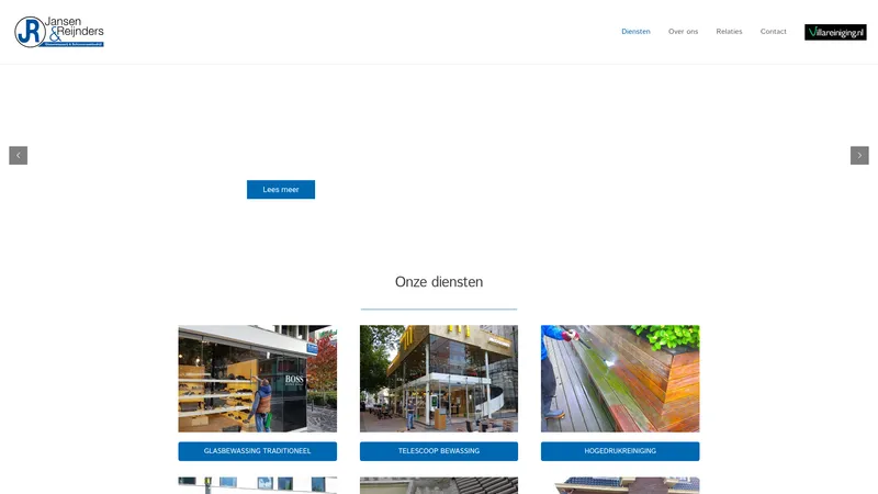 Website van Jansen en Reijnders vof