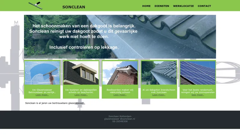 Website van Sonclean