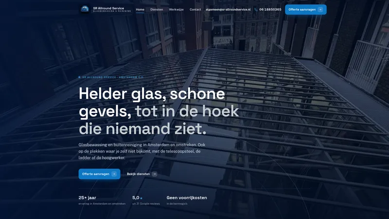 Website van SR allround service