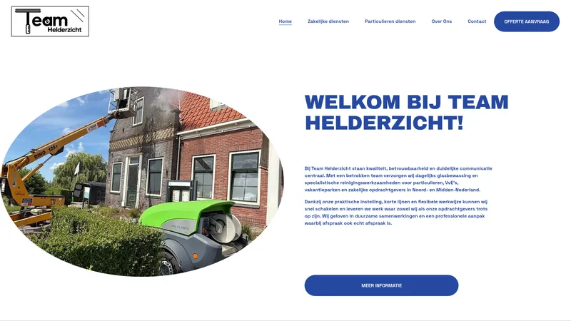 Website van Team helderzicht