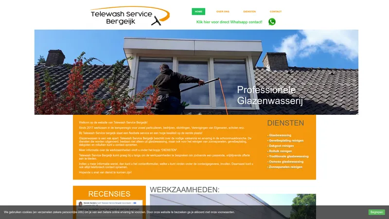 Website van Telewash Service Bergeijk